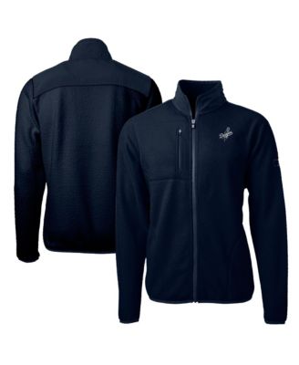Мужская куртка Cutter & Buck Navy Los Angeles Dodgers Big & Tall Cascade Eco Sherpa Fleece Full-Zip