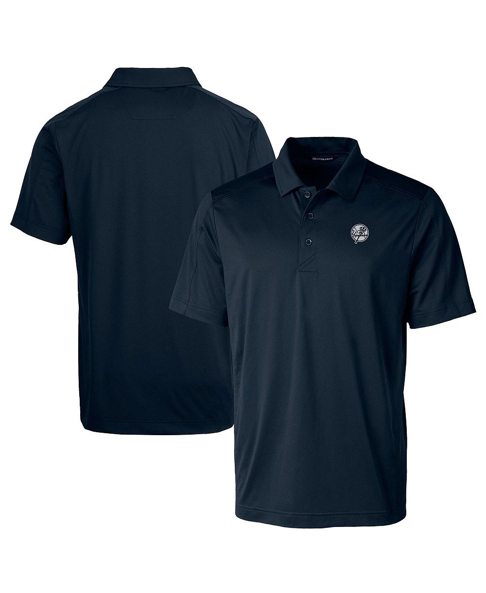 Мужская рубашка-поло Cutter & Buck New York Yankees Big & Tall Prospect Eco DryTec Navy