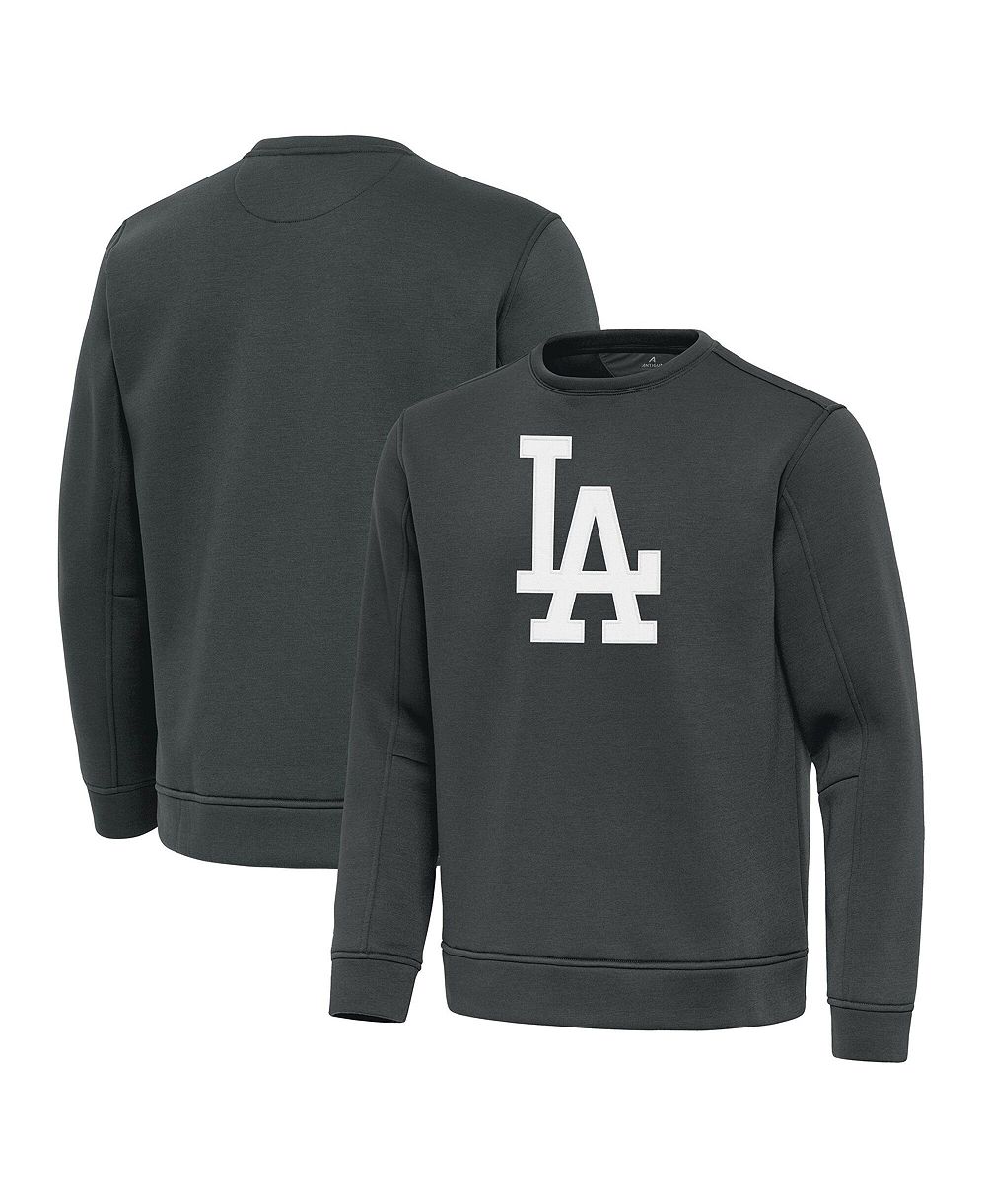 Мужская легкая толстовка Antigua Pewter Los Angeles Dodgers Relevant