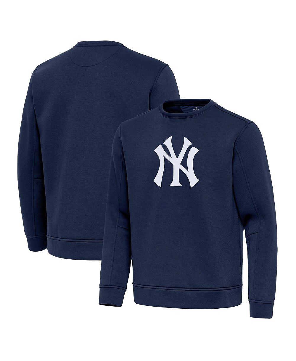 Мужская толстовка Antigua Navy New York Yankees Relevant Lightweight Pullover Sweatshirt