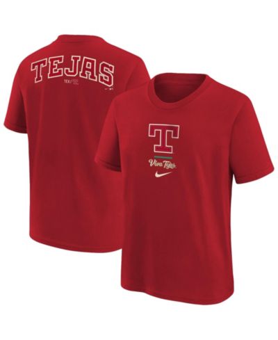 Nike Big Boys and Girls Red Texas Rangers 2026 City Connect T-Shirt