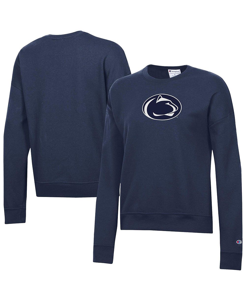 Champion Женская толстовка Penn State Nittany Lions Powerblend, темно-синяя
