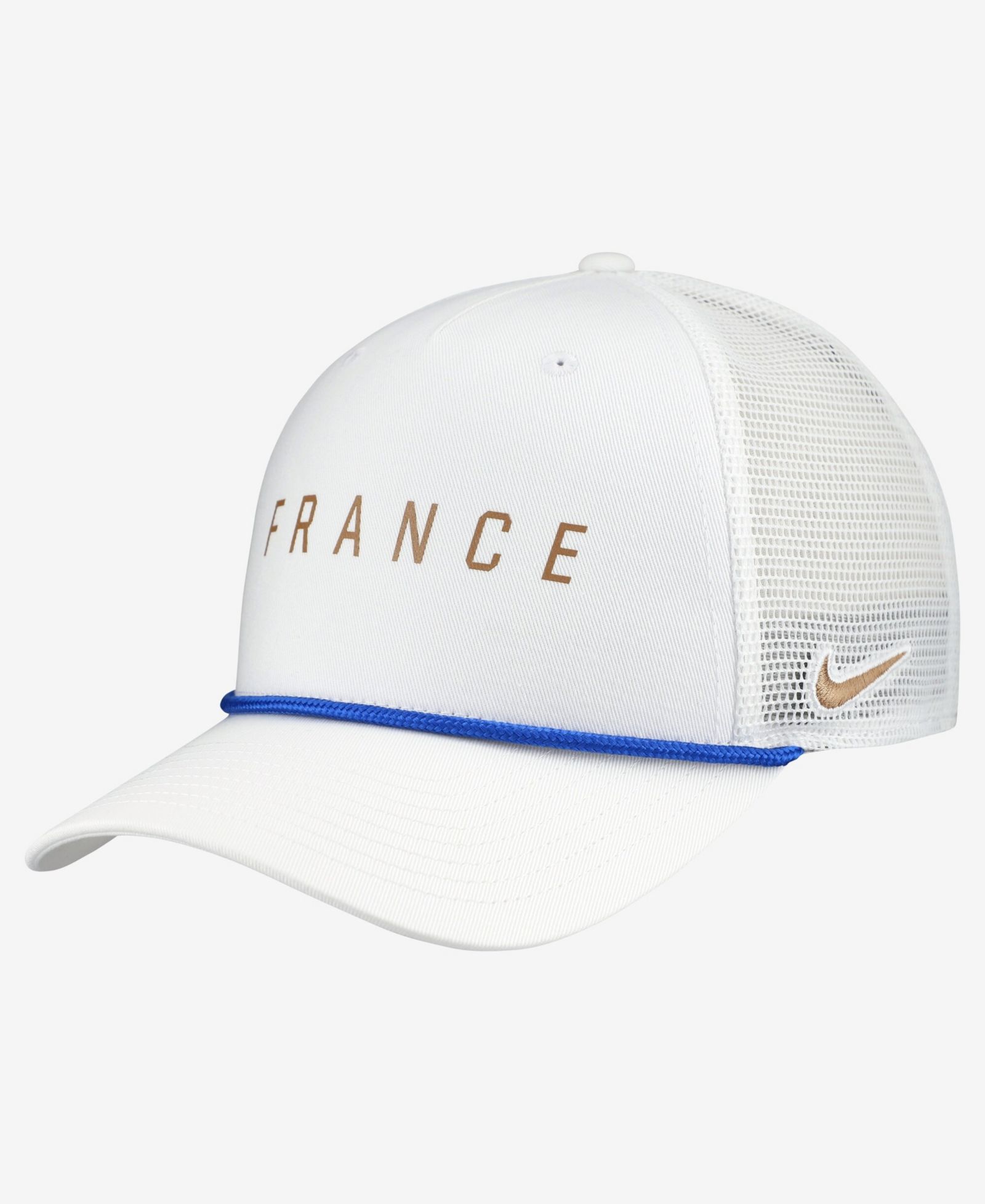 Nike Мужская кепка Trucker A-Frame с логотипом сборной Франции, белая