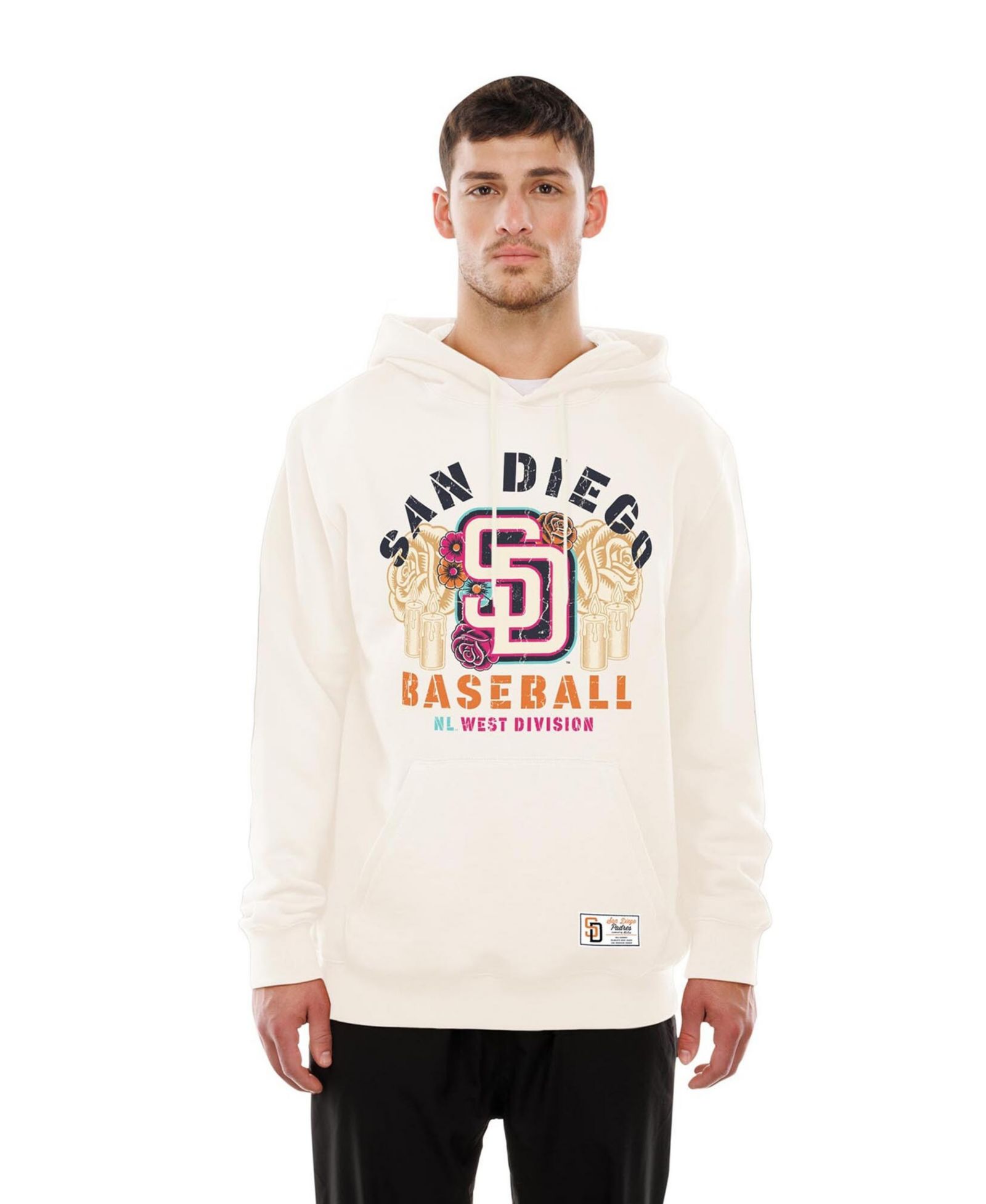 Мужской свитшот New Era Cream San Diego Padres 2026 City Connect Hoodie
