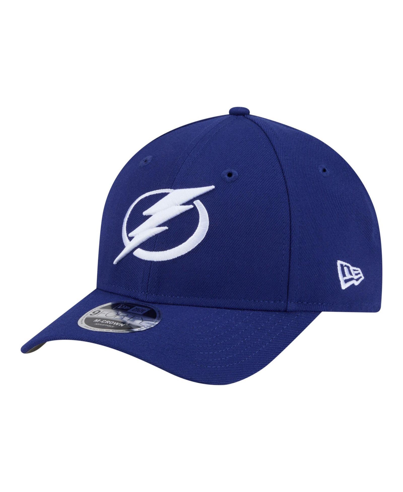 Кепка New Era Men's Blue Tampa Bay Lightning 9FORTY M-Crown регулируемая