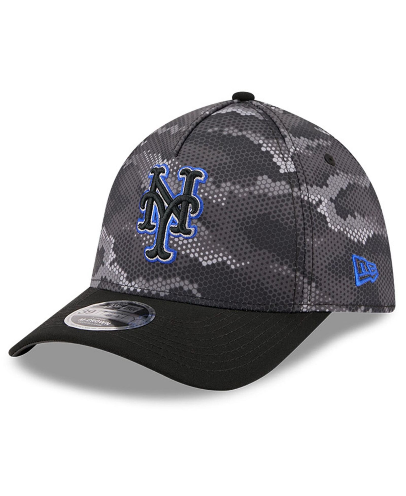 New Era Мужская кепка New York Mets Camo 39THIRTY A-Frame Flex