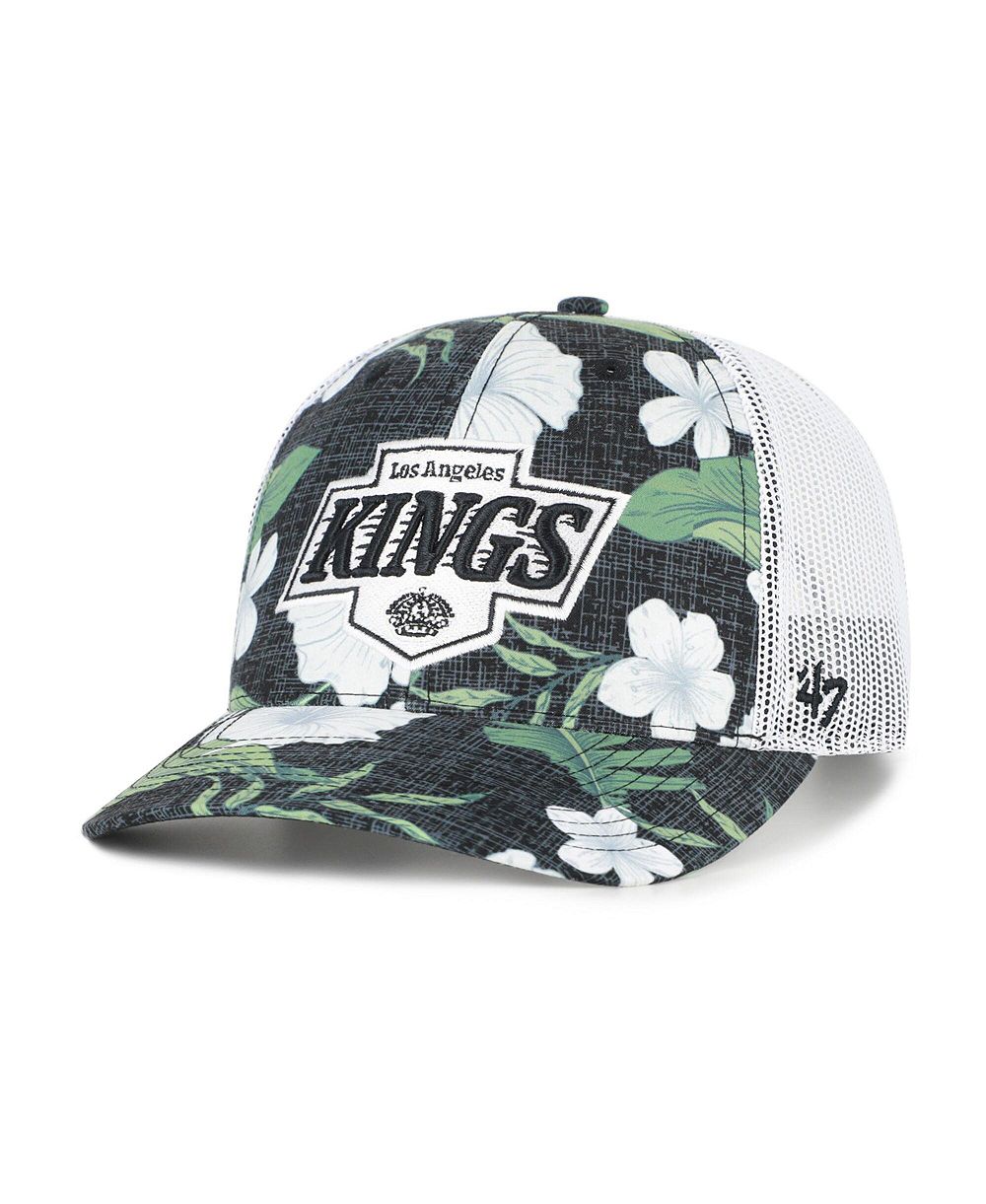 Мужская кепка '47 Brand Black/White Los Angeles Kings Beach Side регулируемая trucker hat