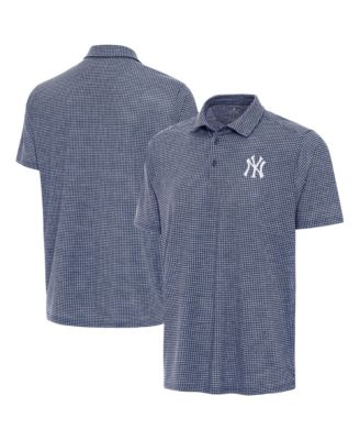 Antigua Men's Heather Navy New York Yankees Replica Polo Shirt