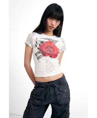 Desigual Women's Printed T-shirt 100% cotton