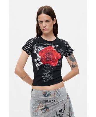 Desigual Women's Printed T-shirt 100% cotton