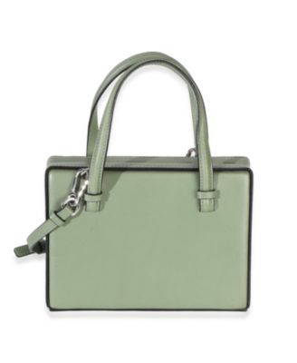 Loewe сумка через плечо Postal из телячьей кожи, зеленая, б/у