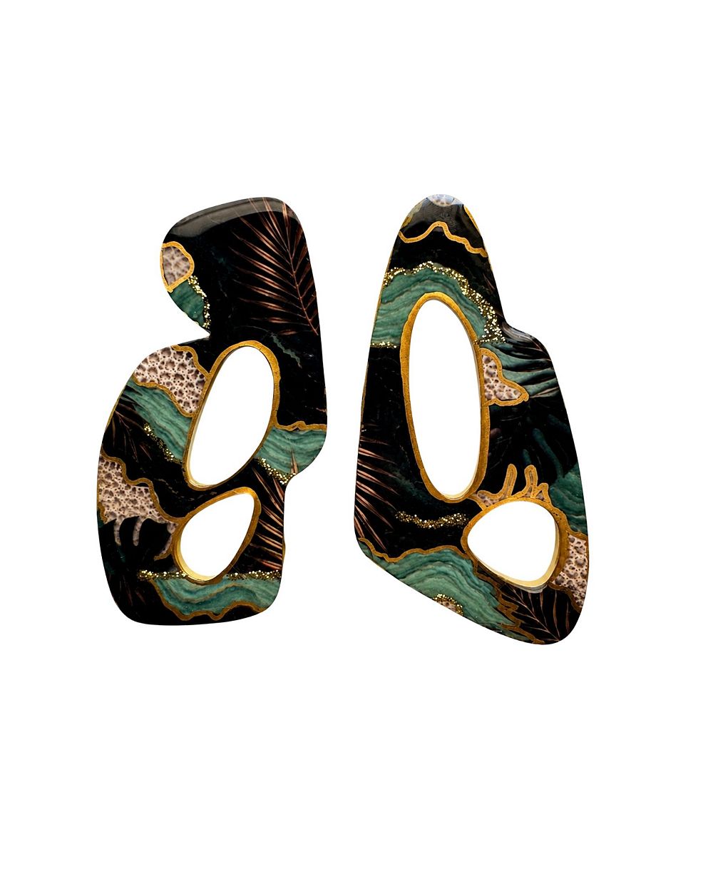 Серьги Swanky Designs Muse Stud Artistic Statement