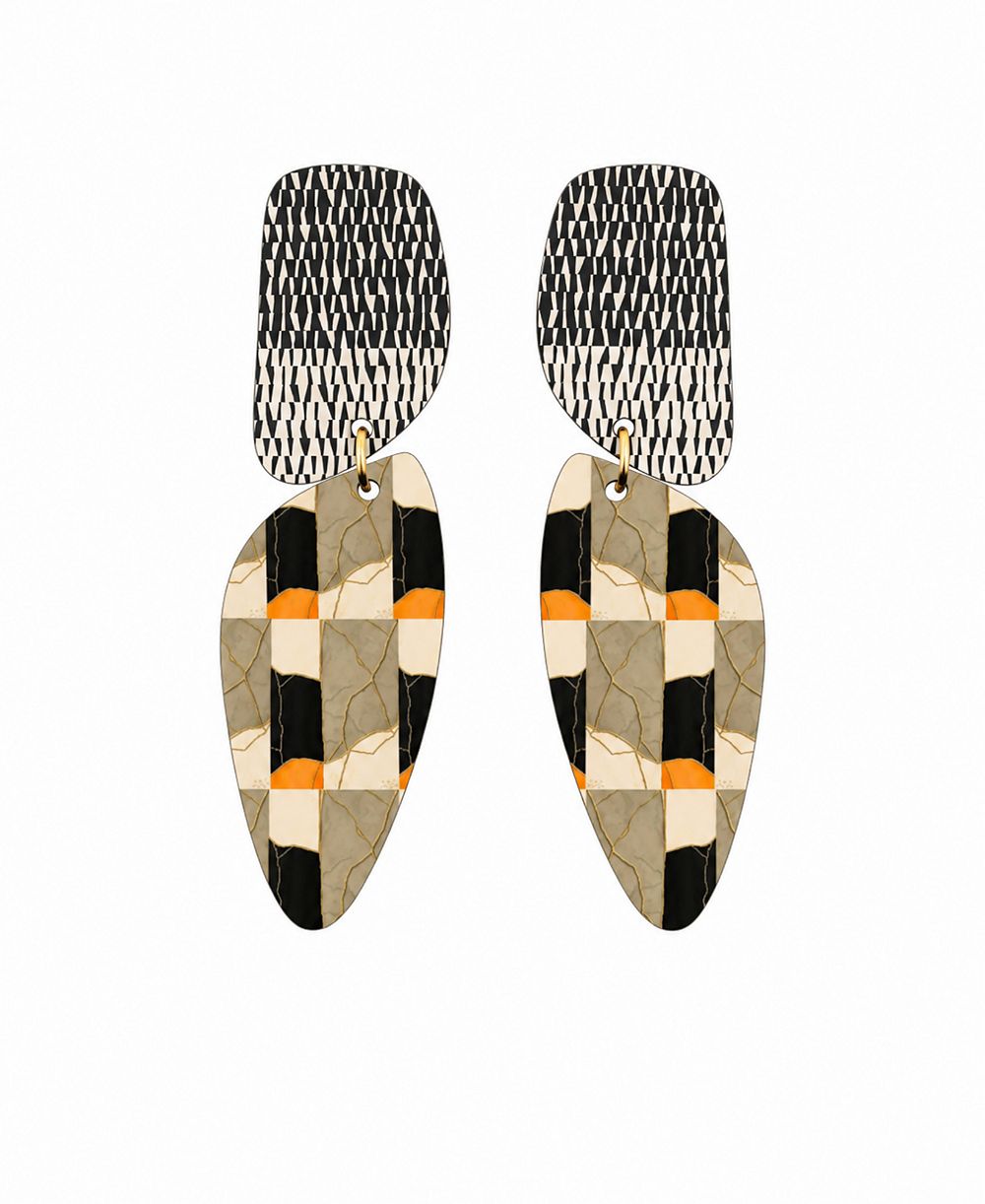 Серьги Swanky Designs Sutton Dangle Statement