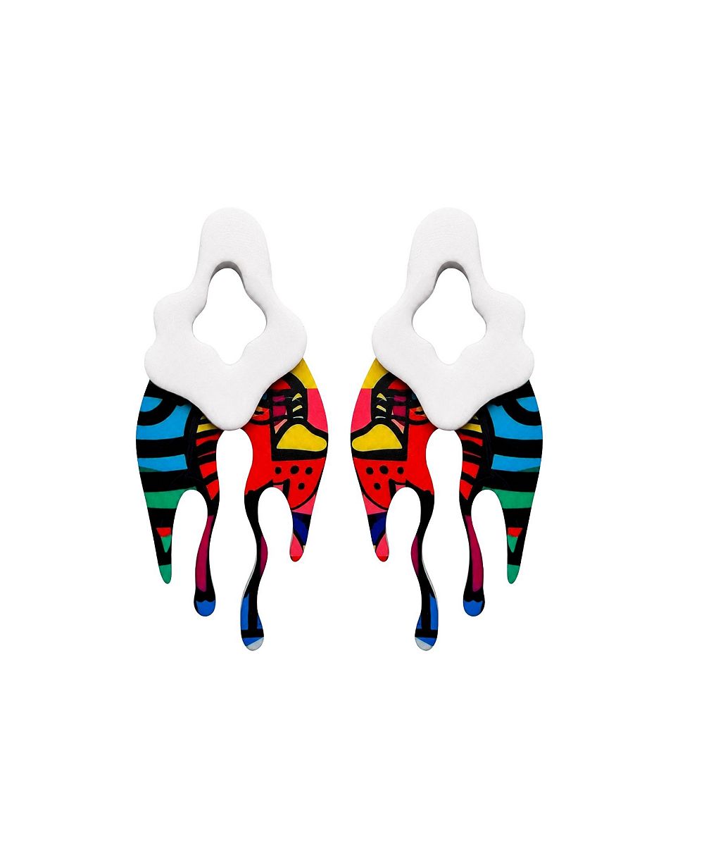 Серьги Swanky Designs Malia Drip Statement