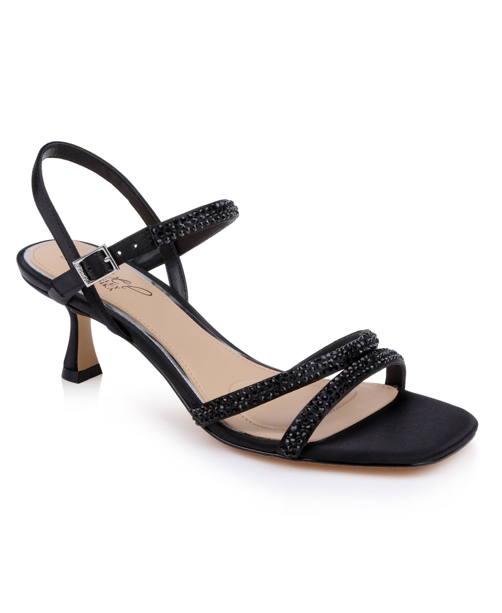Женские сандалии Jewel Badgley Mischka Zianna Square Toe