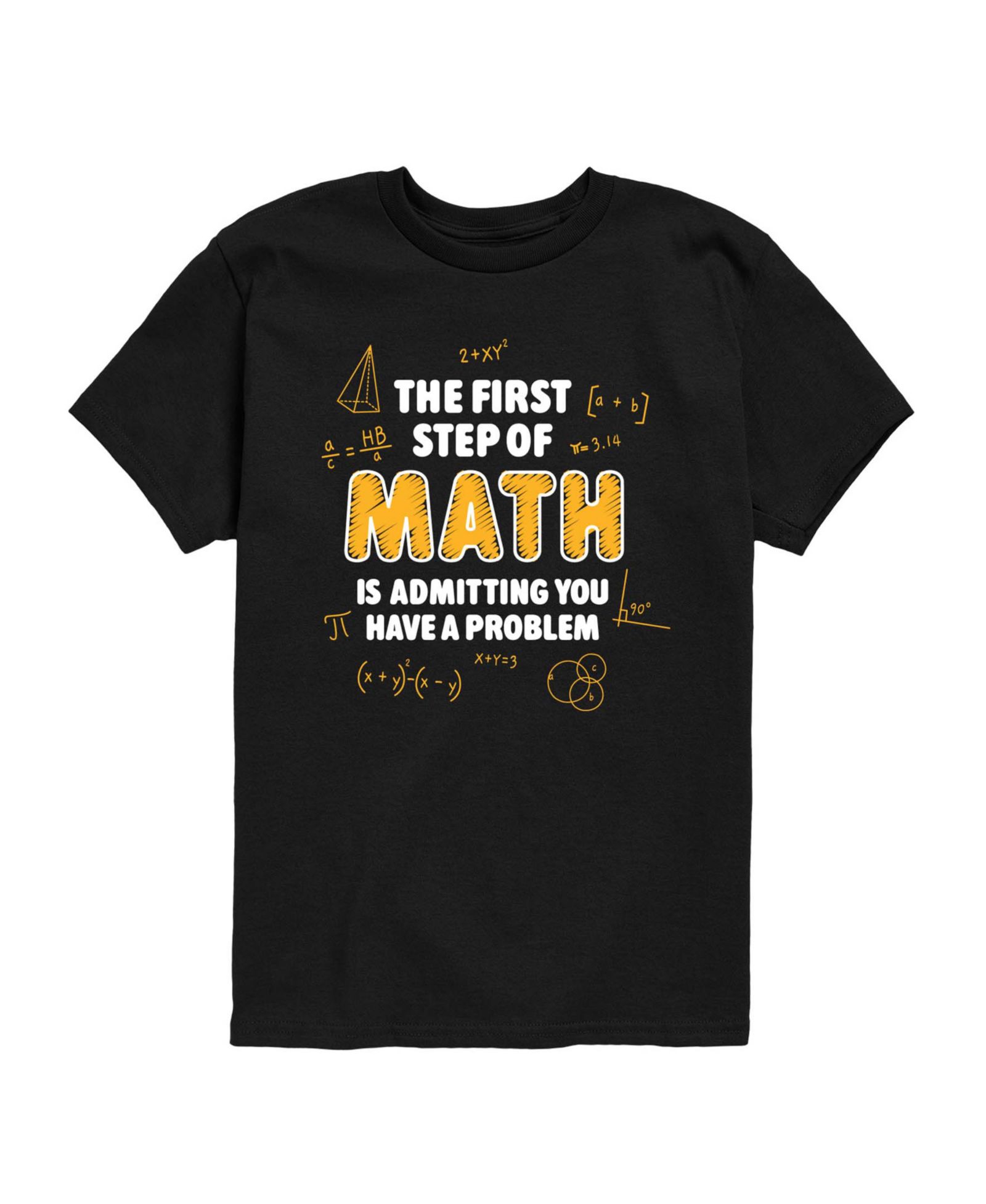 Instant Message детский графический T-shirt с коротким рукавом The First Step Of Math