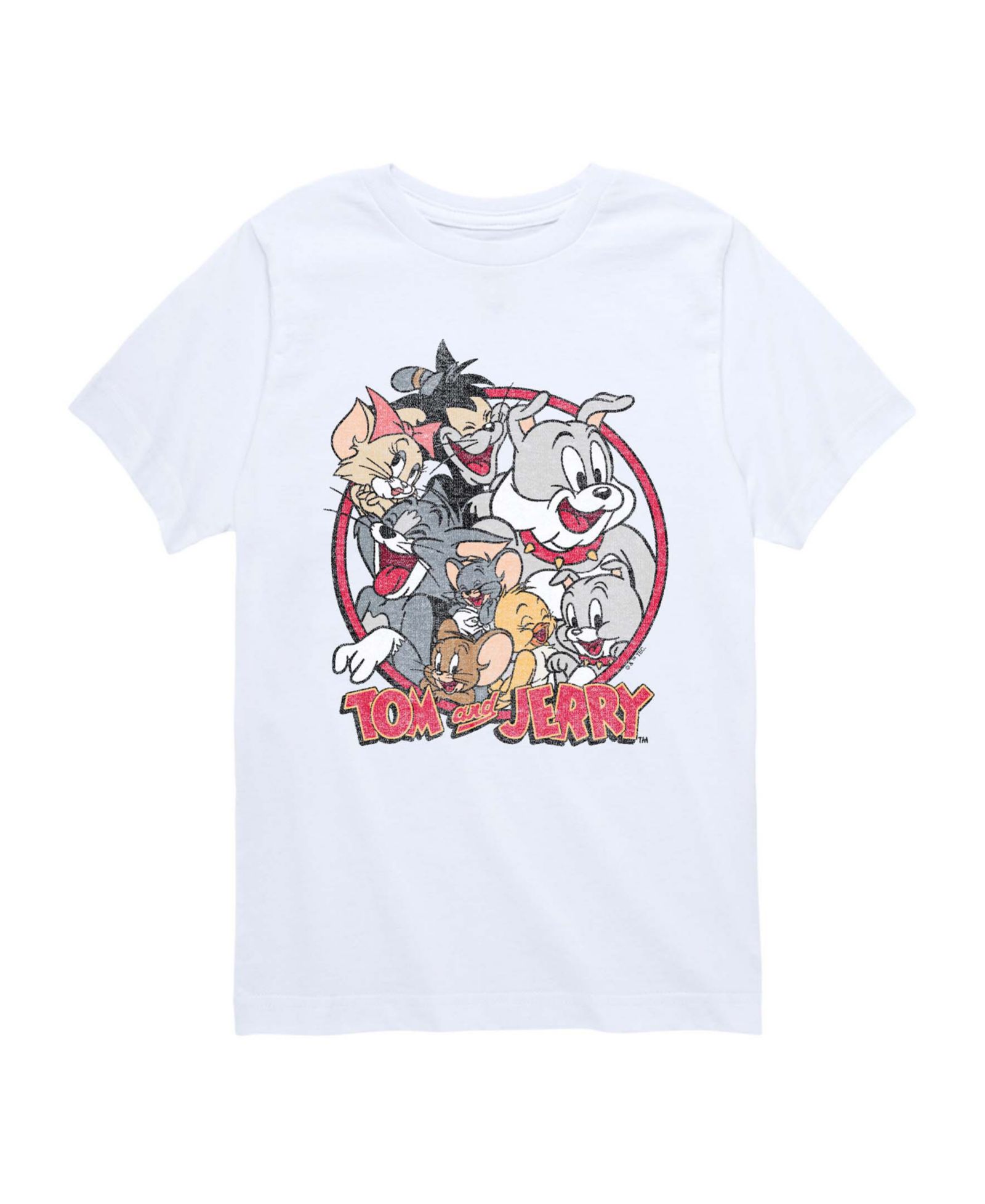 Детская футболка Tom & Jerry 8-20 Laughing Friends Short-Sleeve Graphic