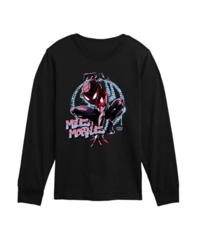 Marvel Детская футболка Spider-Man Miles Long-Sleeve Graphic