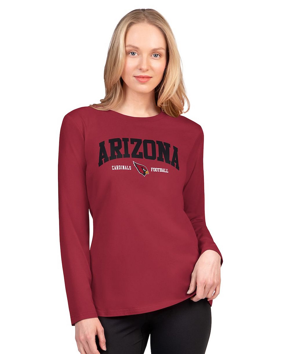 G-III 4Her by Carl Banks женская футболка Arizona Cardinals с длинным рукавом, красная
