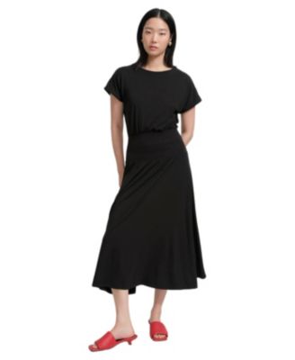 Marcella Women's Suvi Scoop-Neck Short-Sleeve Jersey Midi Dress