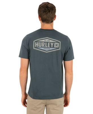 Hurley Men's Industry Artwork At Top Left Chest Regular-Fit T-Shirt