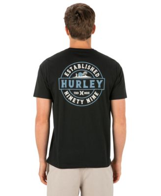 Мужская футболка Hurley Camp Artwork At Center Back Crewneck T-Shirt