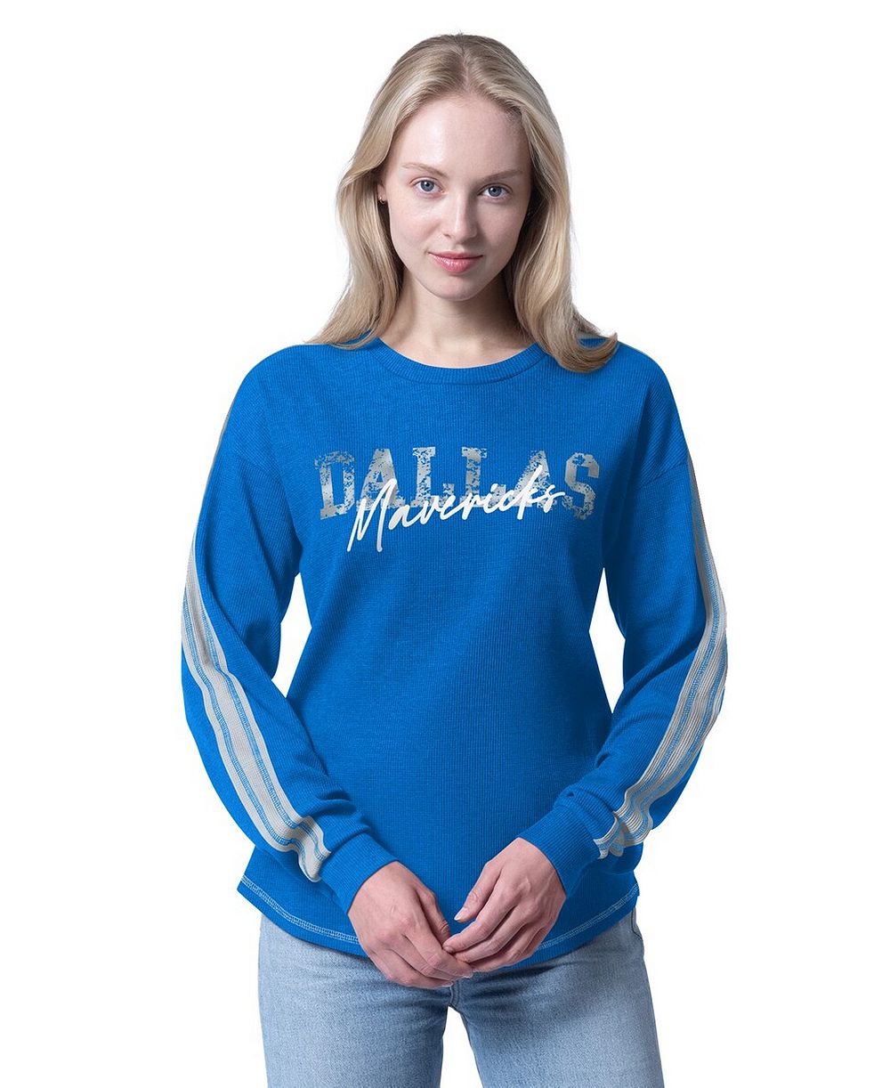 G-III 4Her by Carl Banks Женская футболка с длинным рукавом Dallas Mavericks Advantage