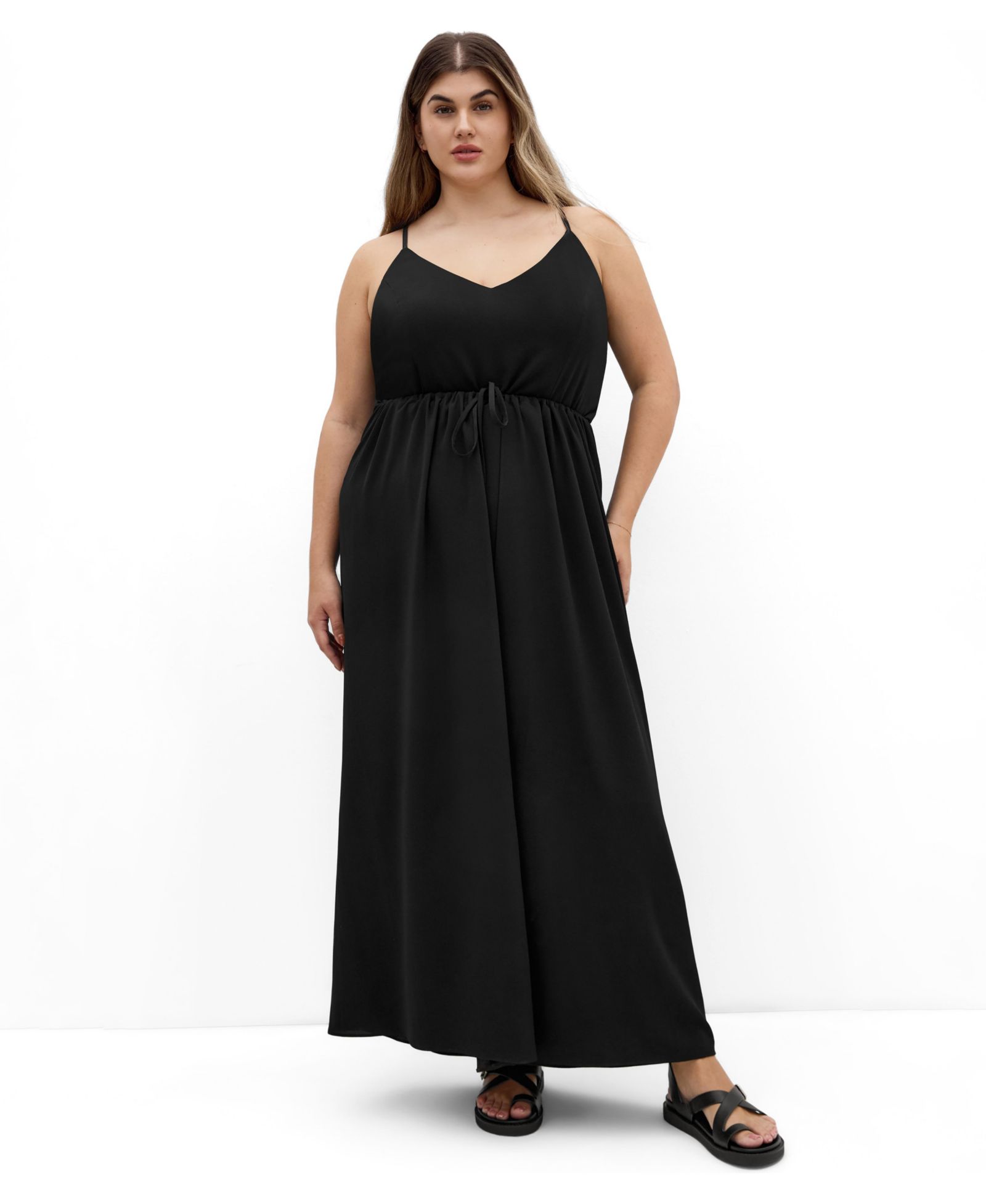 Женское платье макси Plus Size Divine Overlay от CITY CHIC