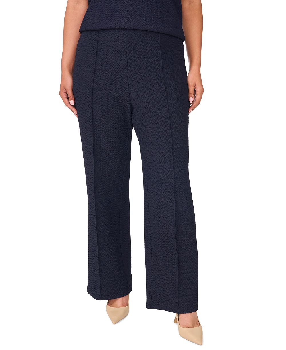 Vince Camuto Plus Size брюки с эффектом складок и расклешенными штанинами