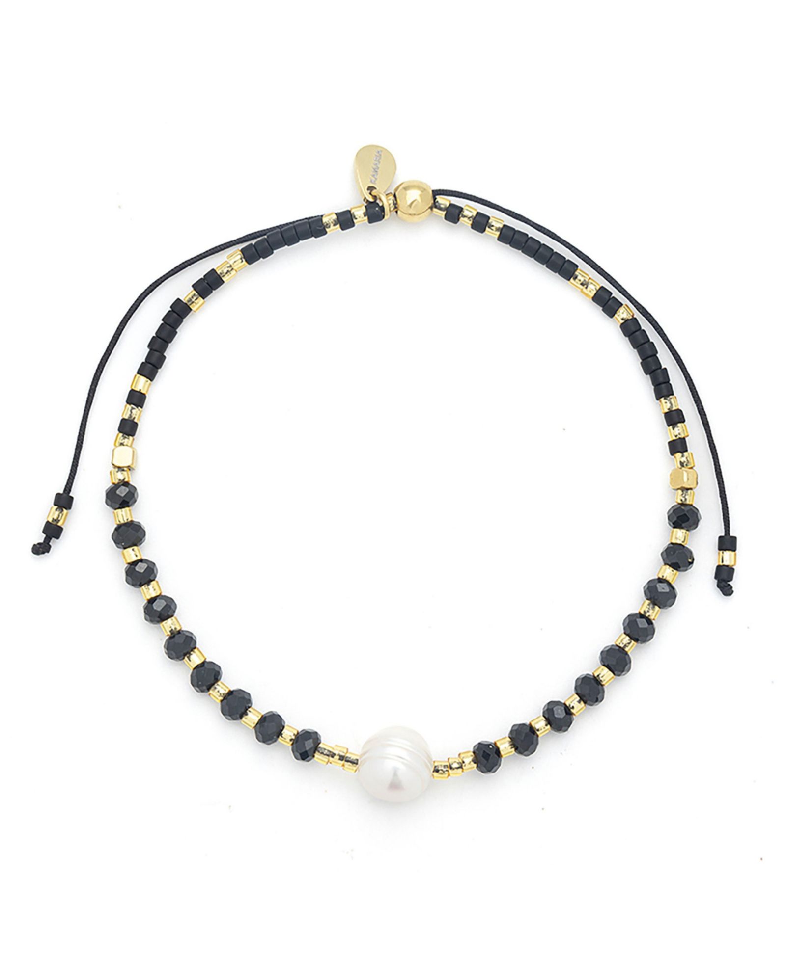 Lumira Mini Pearl Gemstone Adjustable Bracelet