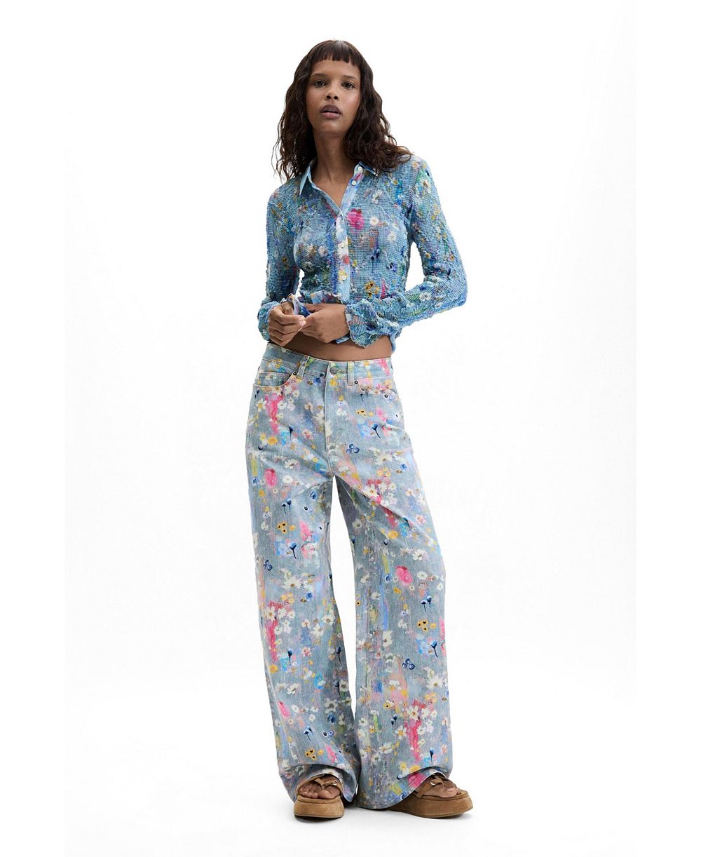 Женские джинсы Desigual Wide-Leg