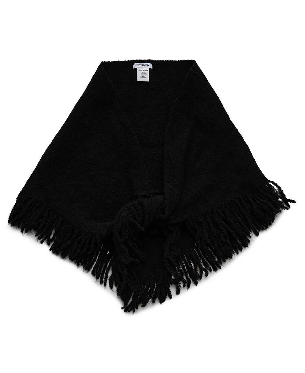 Steve Madden Fringe Marled Triangle Scarf