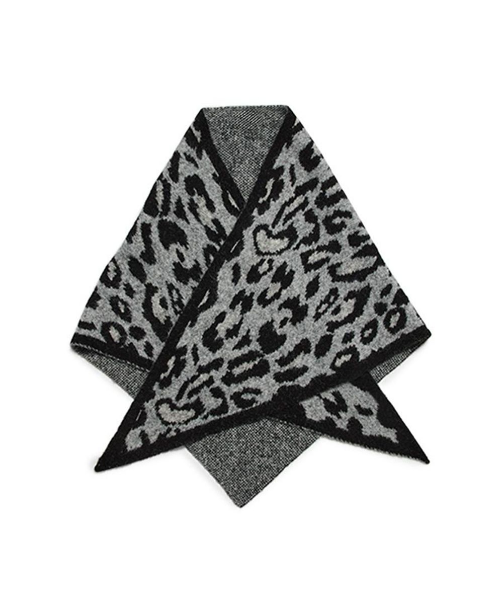 Steve Madden Leopard Print Triangle Scarf
