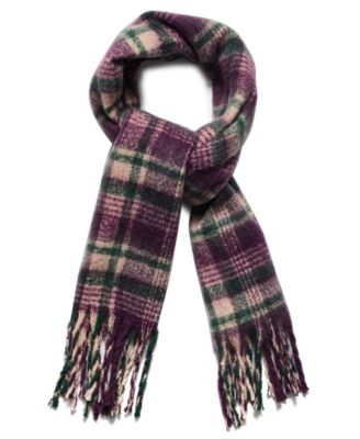 Steve Madden Weathered Plaid Lofty Scarf