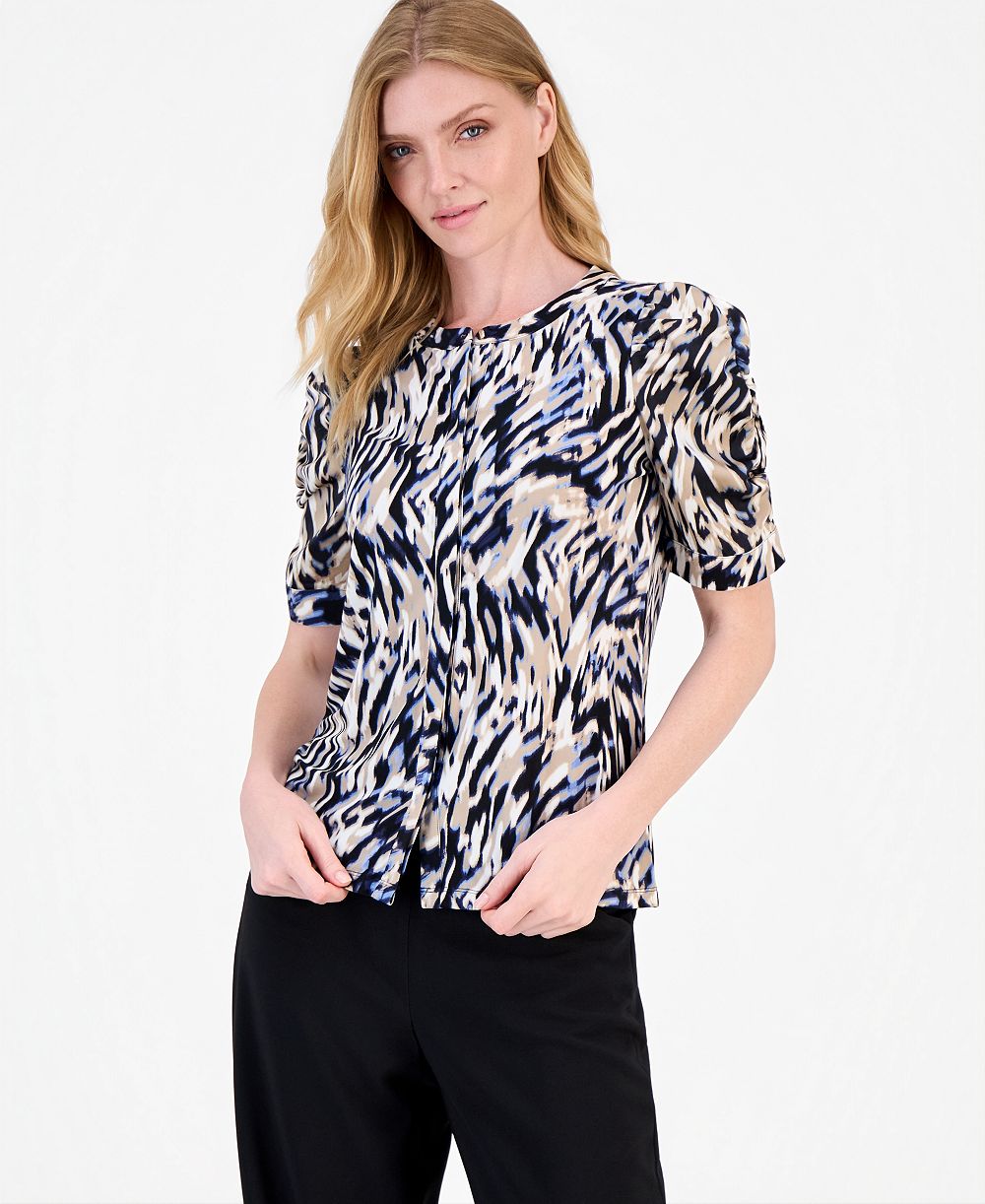 Anne Klein Женская блузка Anne Klein Puff-Sleeve