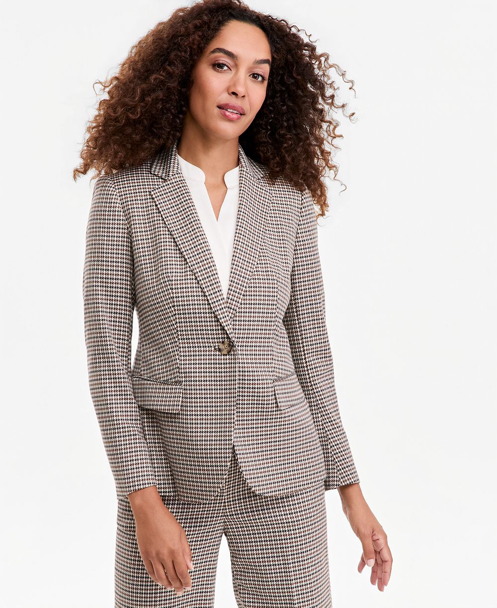 Женский блейзер Anne Klein Houndstooth