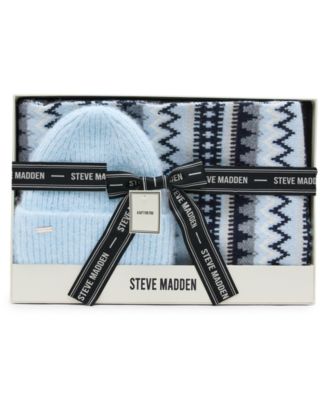 Steve Madden женский комплект из шапки-бини и шарфа в стиле Фэр-Айл