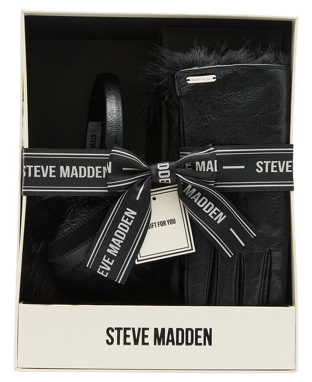 Steve Madden женские наушники и перчатки из лоскутного шитья, набор из 2 предметов