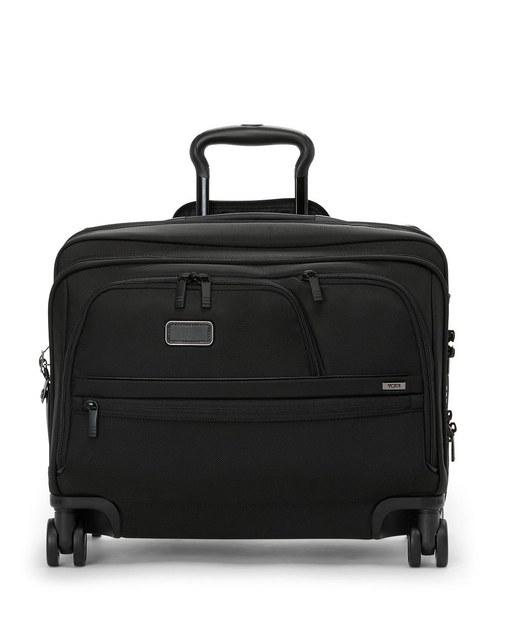 TUMI Alpha Dlx Laptop Expandable Wheeled Brief Case