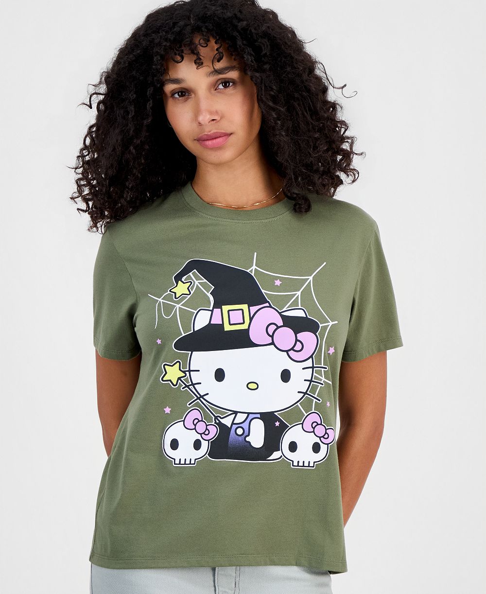 Детская футболка Sanrio Hello Kitty Witch с круглым вырезом