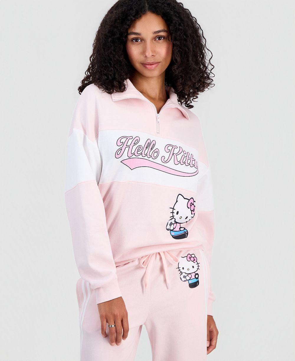 Детский флис худи Sanrio Hello Kitty Varsity Quarter-Zip