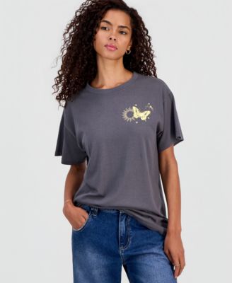 Freeze 24-7 Juniors' Ghost Applique T-Shirt