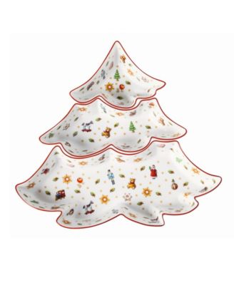 Villeroy & Boch Toy's Delight Tree Shaped 3-Piece Dip Bowl Set
