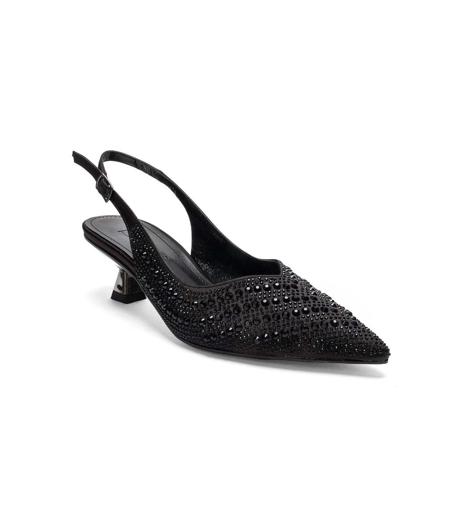 Женские туфли-лодочки Prologue Shoes Royale с украшениями на каблуке kitten heel