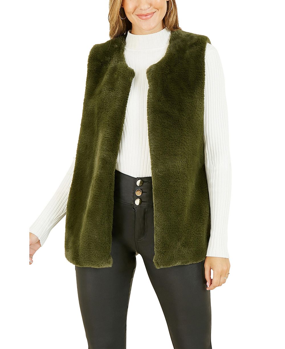 Yumi Women's Faux Fur Gilet