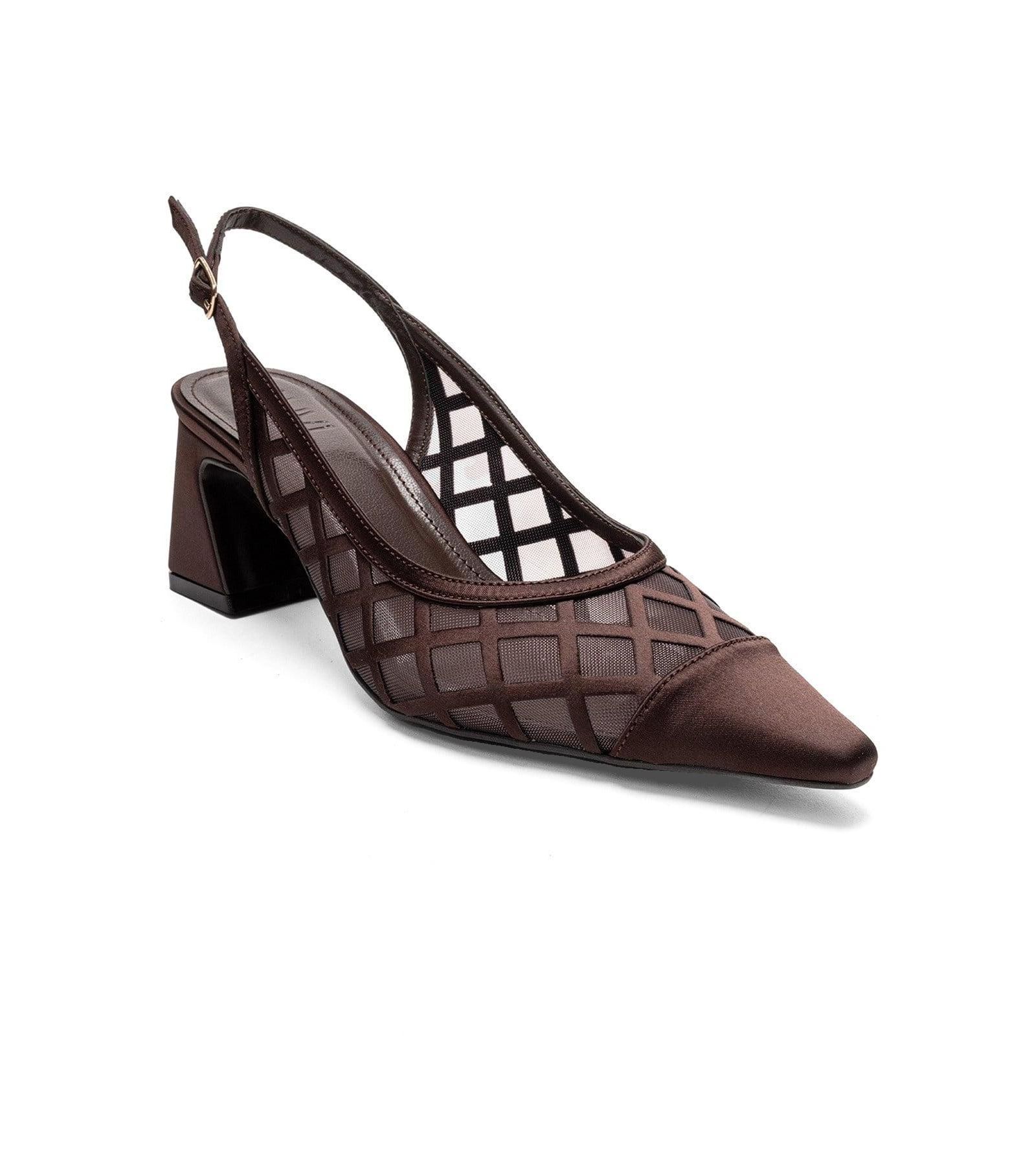 Prologue Shoes Alveron Block Heel Mesh Pump