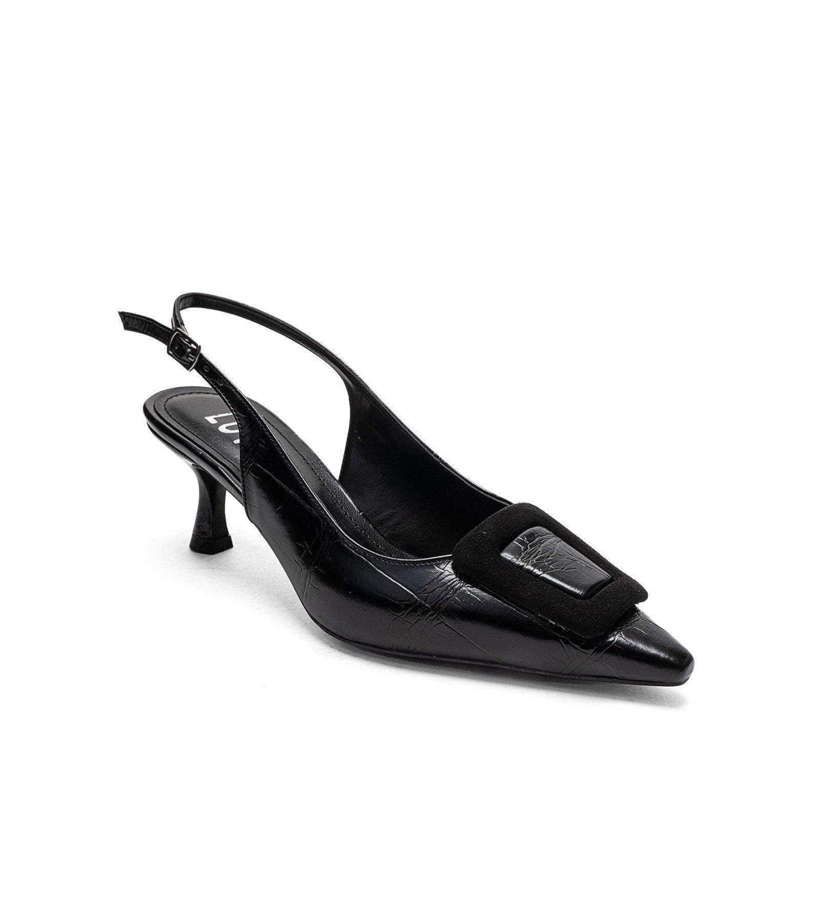 Prologue Shoes Women's Dublin Buckle Stiletto Pump