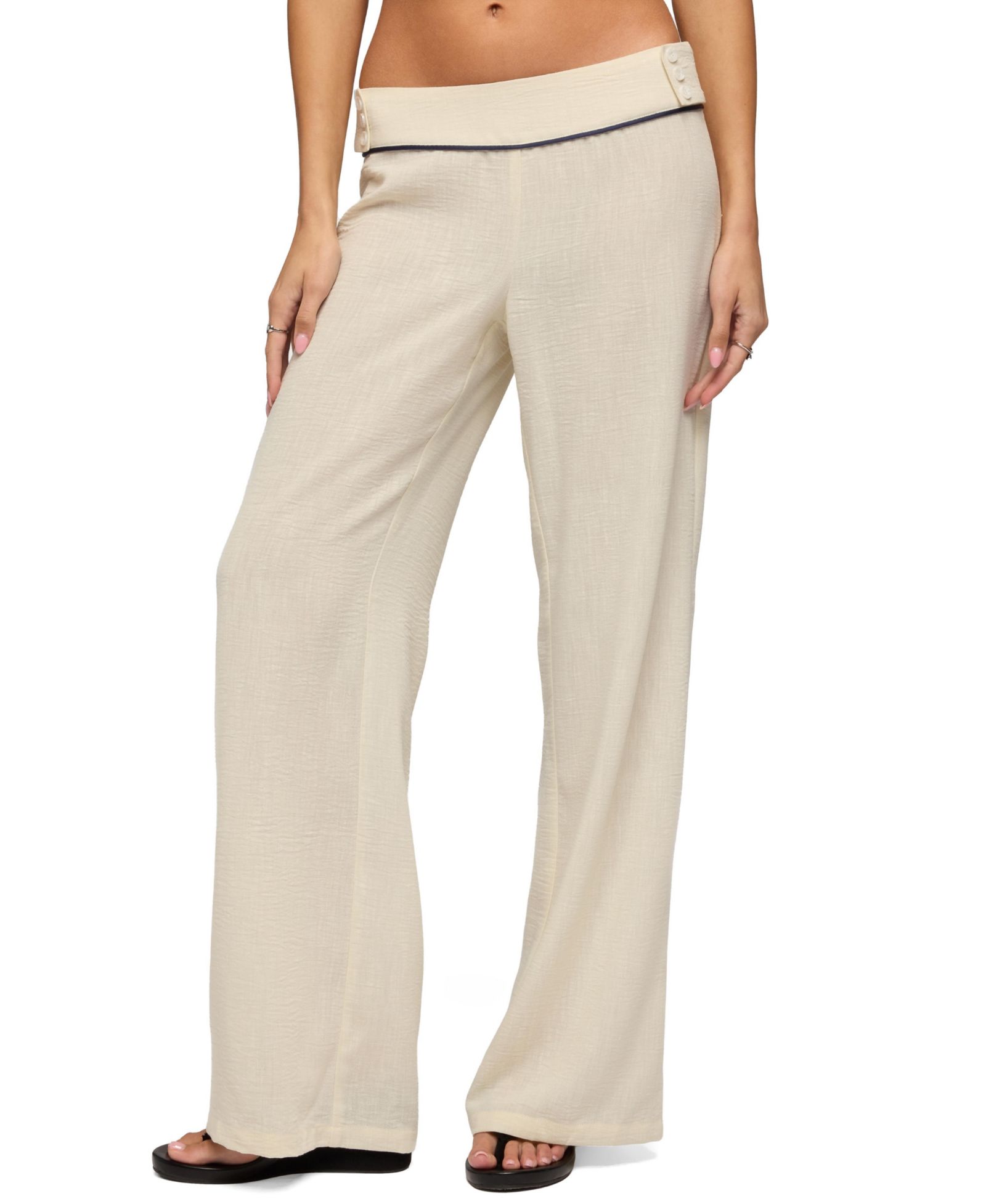 Edikted Women's Dorine Contrast Woven Pants