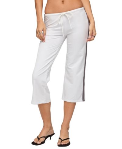 Женские брюки Edikted Milene Contrast French Terry Capri