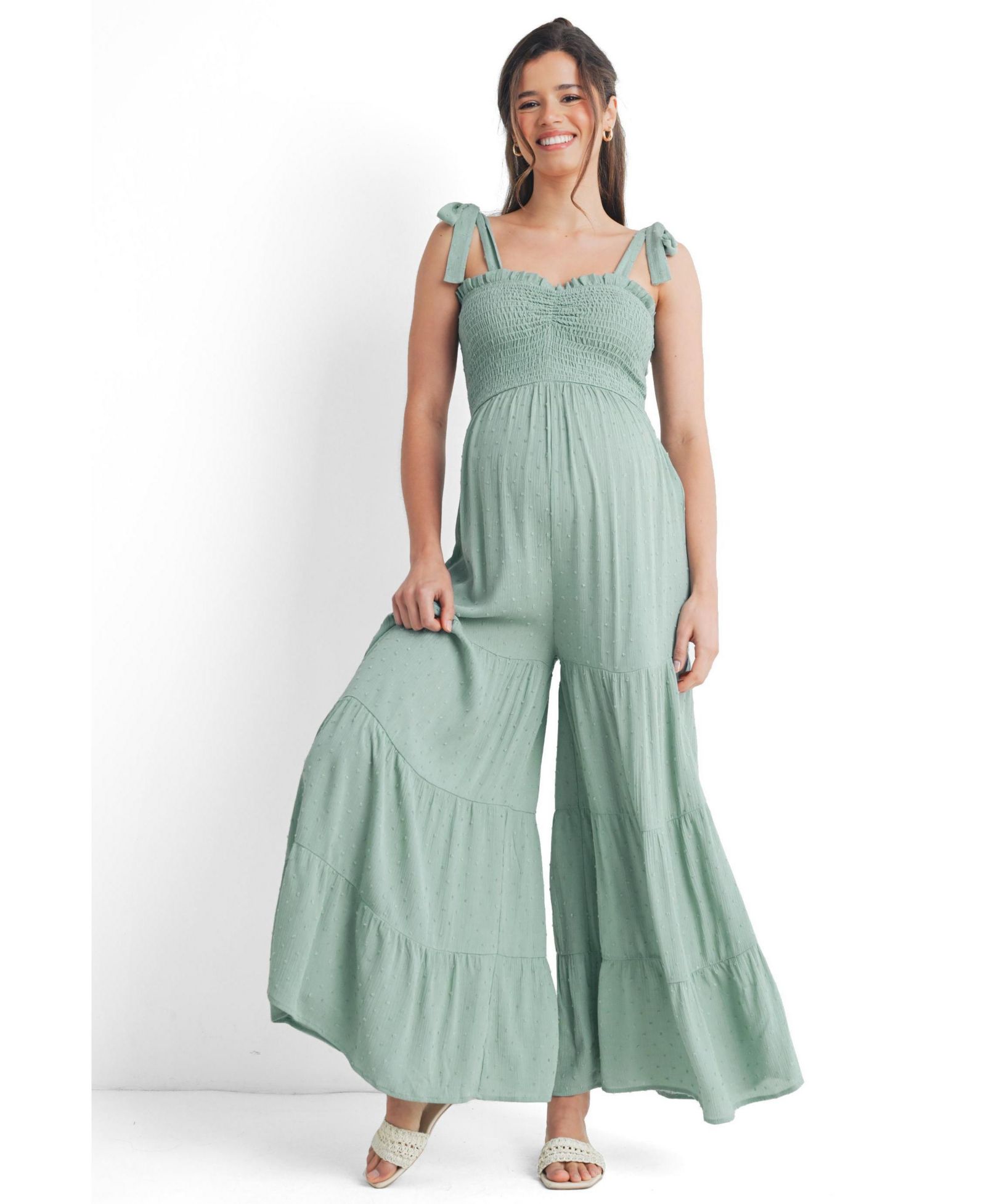 Женский комбинезон для беременных Hello Miz без рукавов с завязками на бретелях